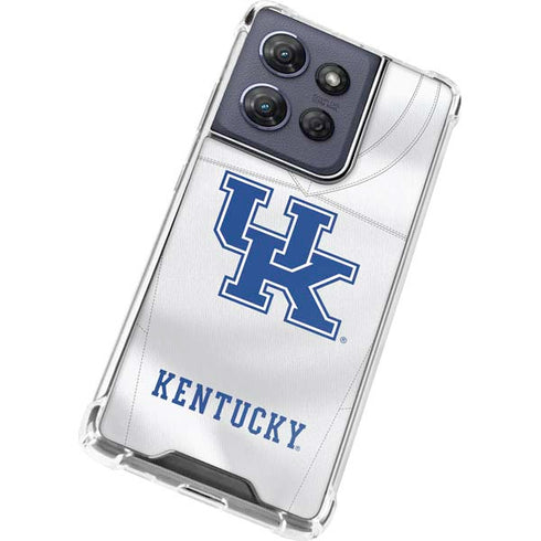 University of Kentucky White Jersey Moto G Play 5G (2025) Clear Case